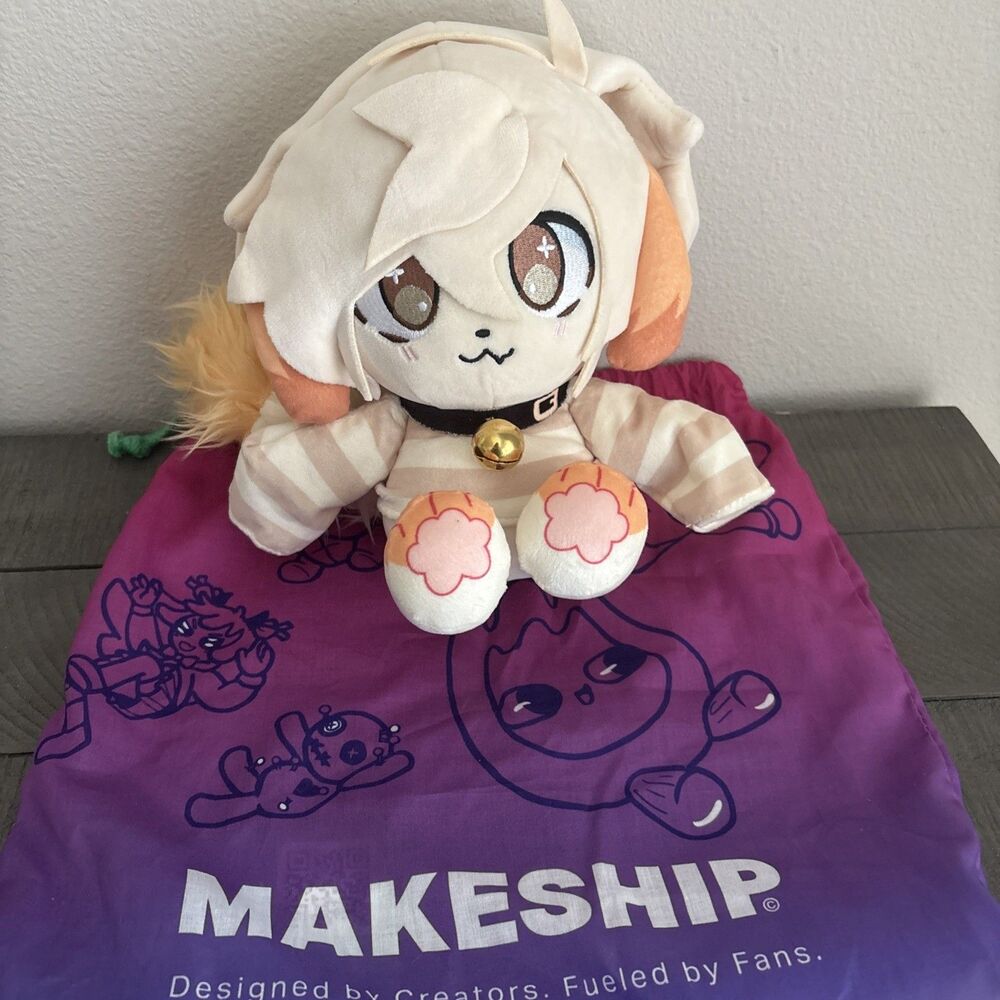 Makeship Furry Wypher Plushie By: Koiwypher Limited Only 2547 Made.